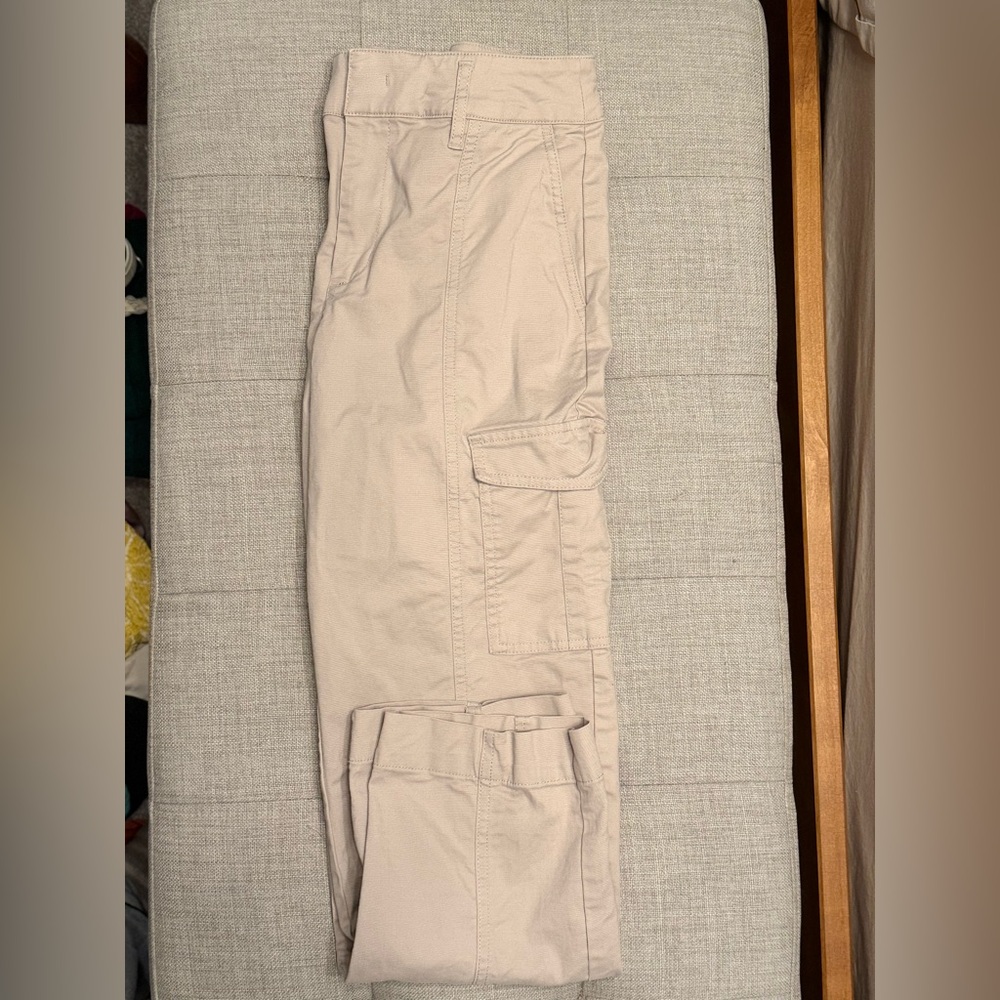 Cropped cargo pants.